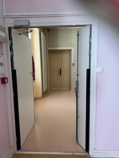 Pose de porte